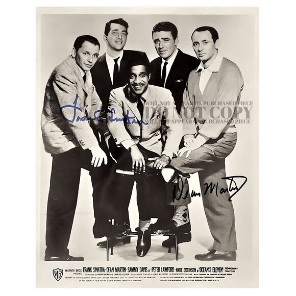 The Rat Pack Photograph 8 X 10 - RARE Group Portrait - Photo - Poster Art Print - Picture 1 of 2